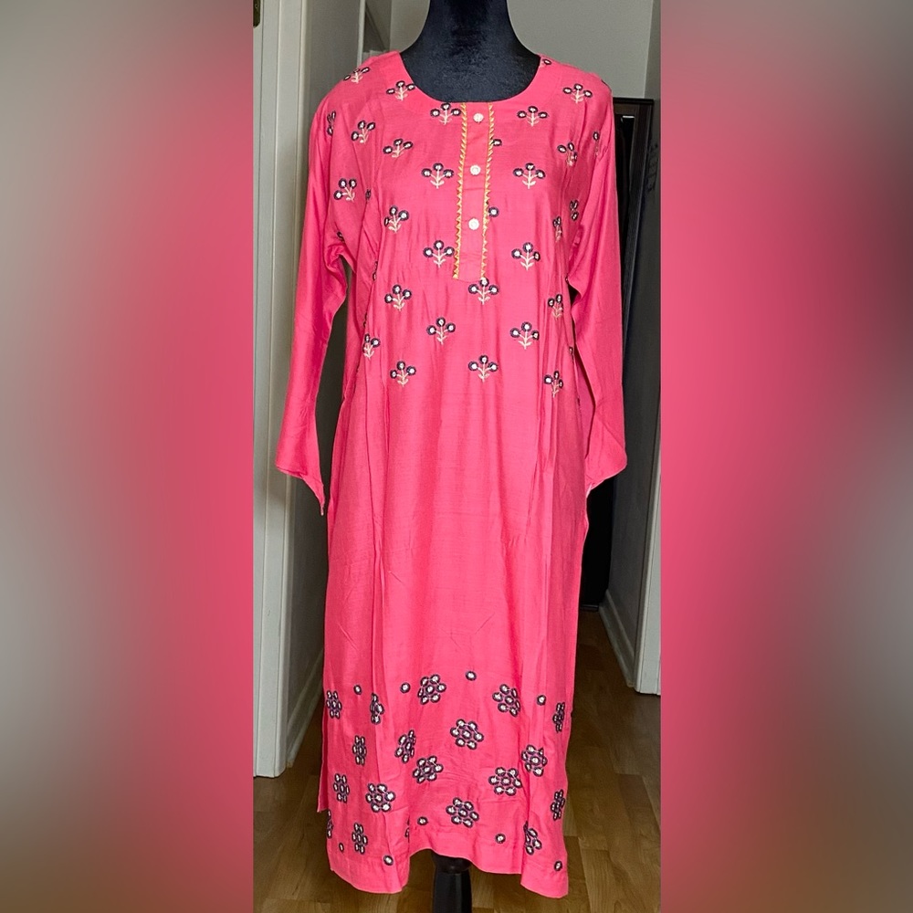 Women Kurta Kurti Indian Pakistani Bollywood Desi… - image 1